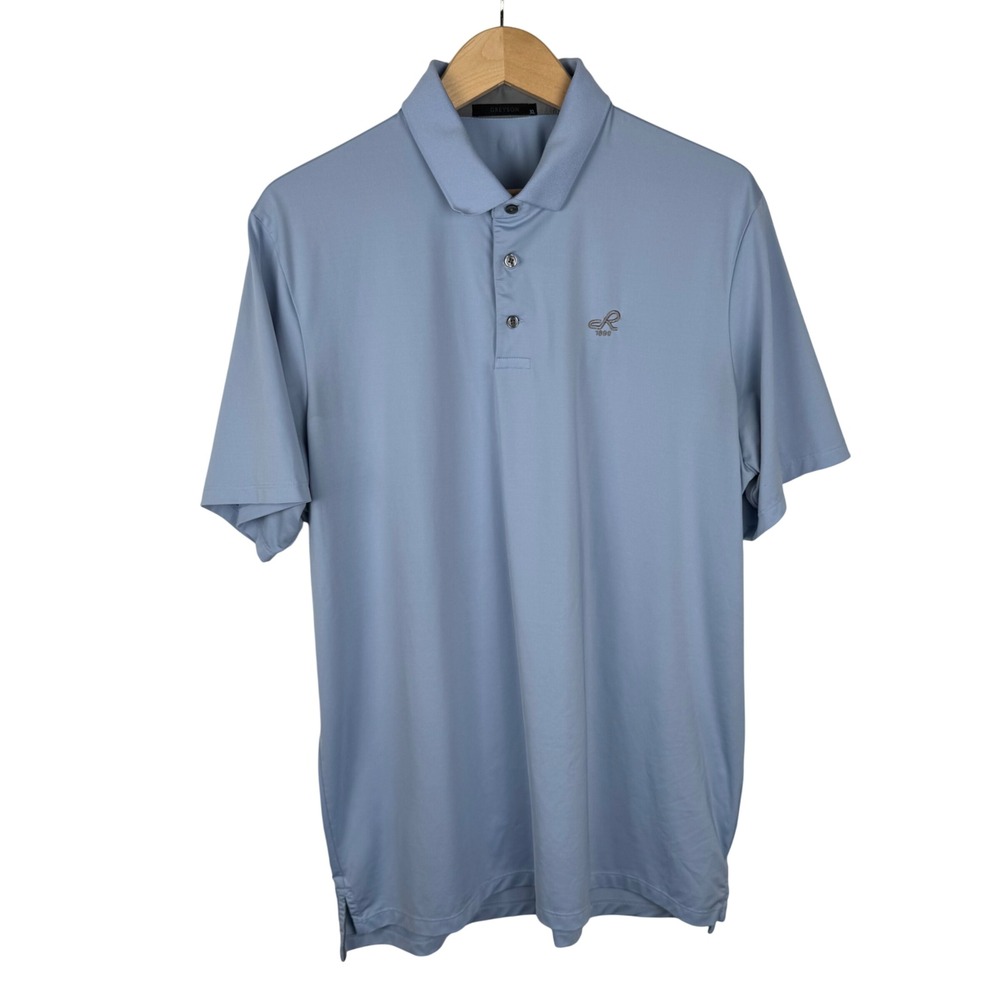 Greyson Polo Shirt Mens XL Blue‎ Short Sleeve Ridgewood Country Club Golf Logo